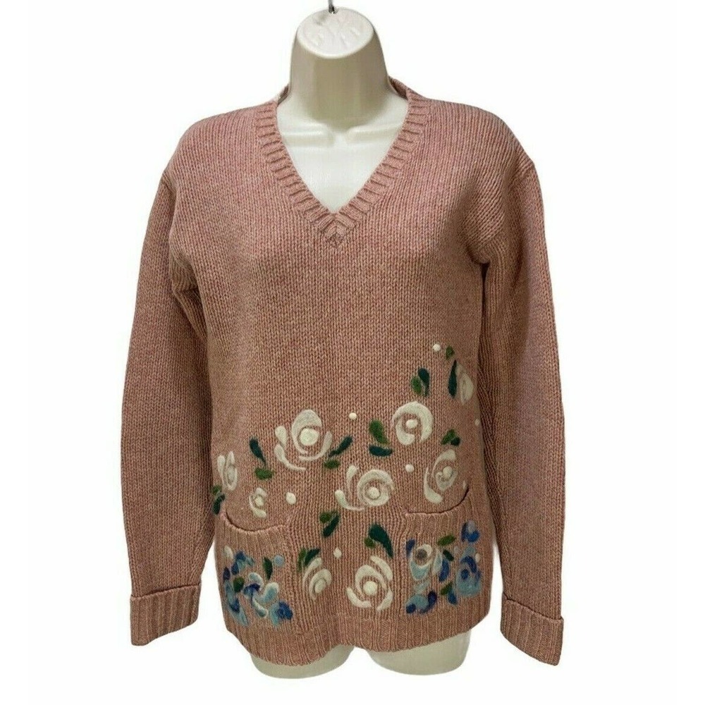 Vintage Ralph Lauren Knit Wool Sweater Medium